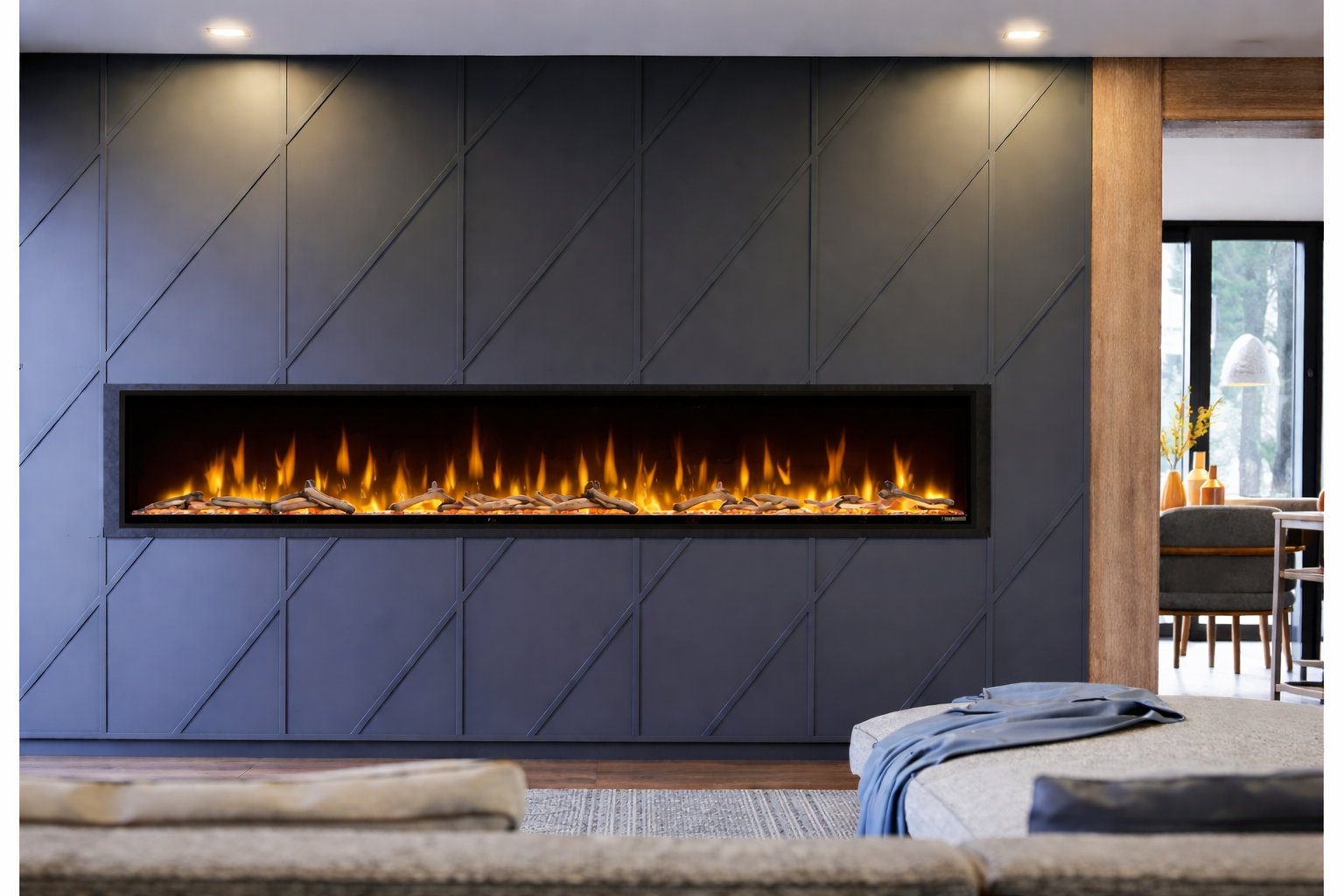 Ignite Evolve Linear Electric Fireplace-100”