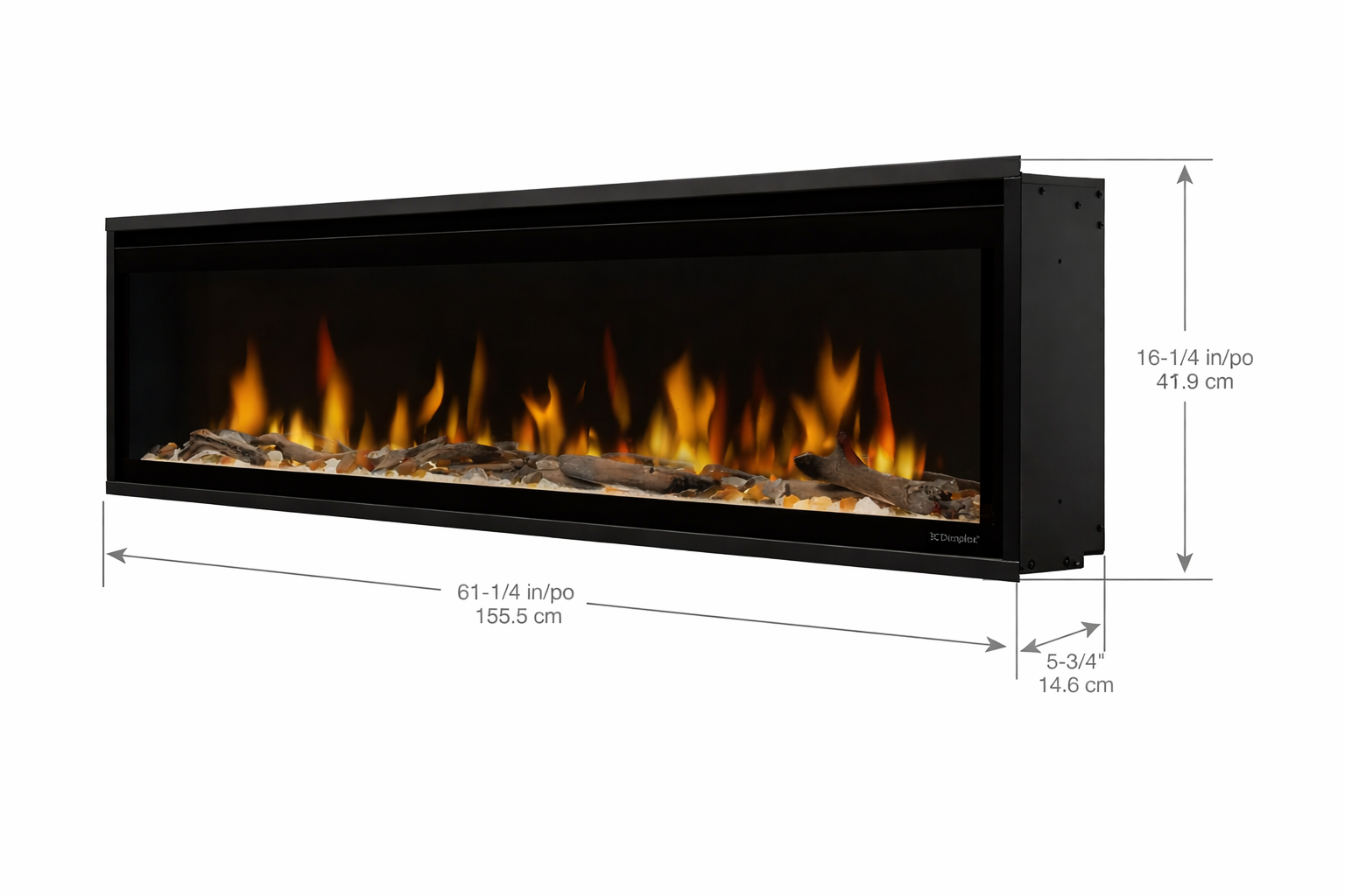 Ignite Evolve Linear Electric Fireplace-60”