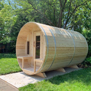CT Tranquility Barrel Sauna- Outdoor