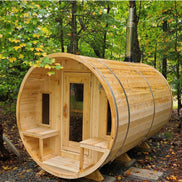 CT Tranquility Barrel Sauna- Outdoor