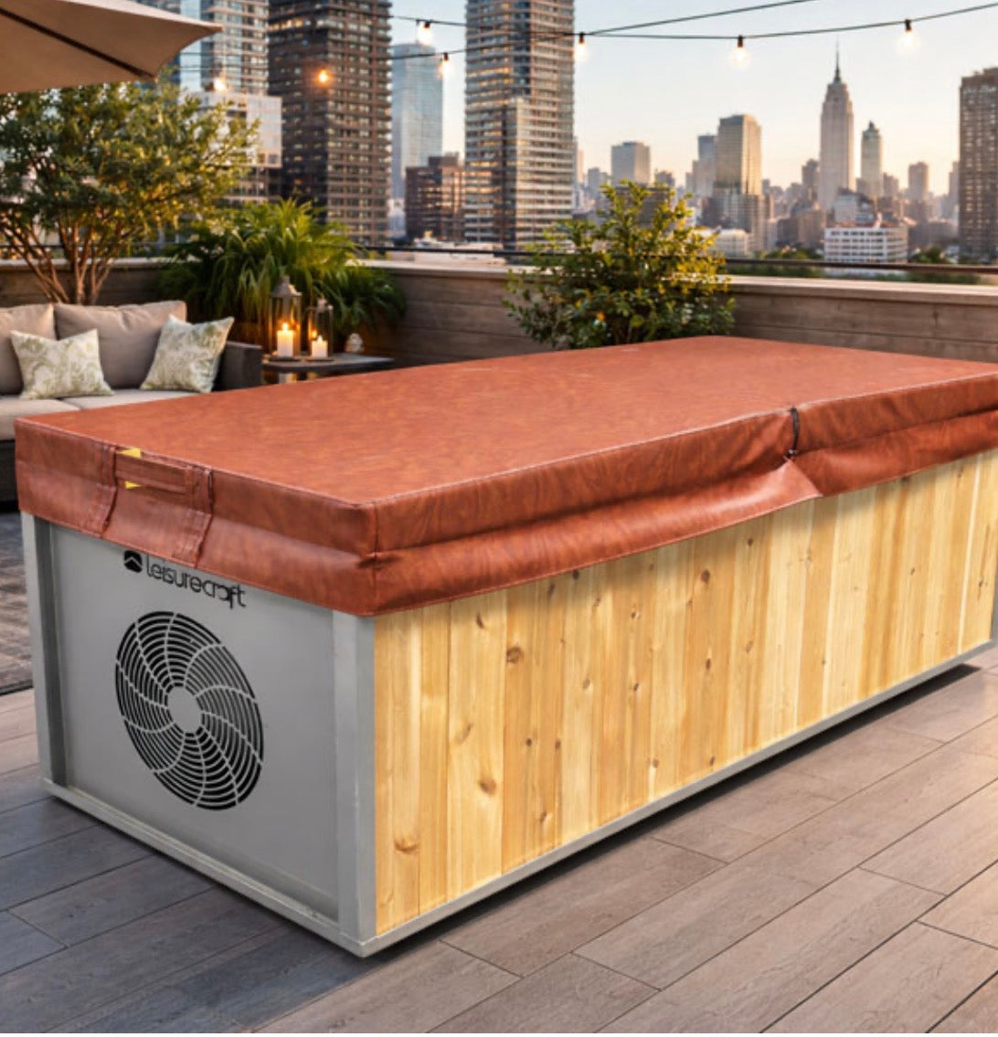 Flow™ Cedar Cold Plunge + Penguin Chiller (Filter Kit Included)