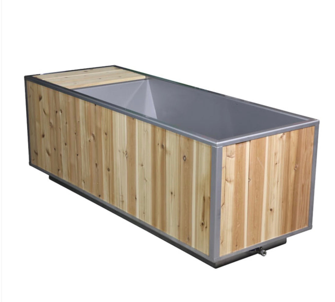 Flow™ Cedar Cold Plunge + Penguin Chiller (Filter Kit Included)