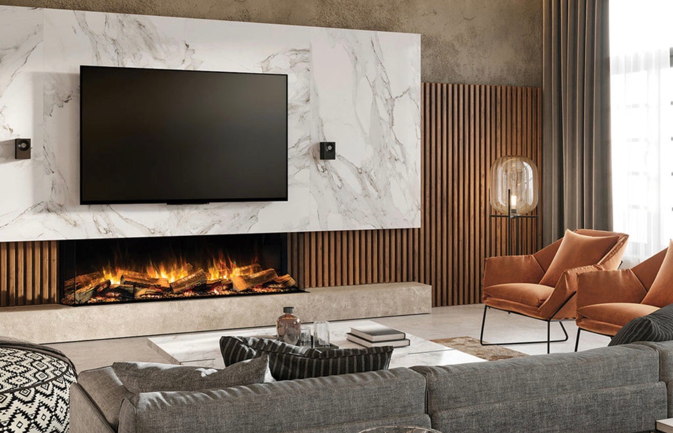 Ignite Ultra Linear Electric Fireplace-88”