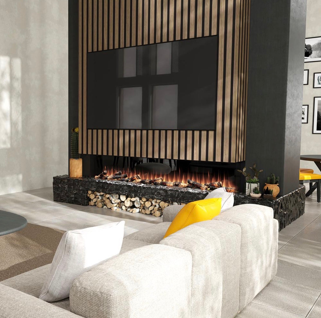 Ignite Ultra Linear Electric Fireplace —100”