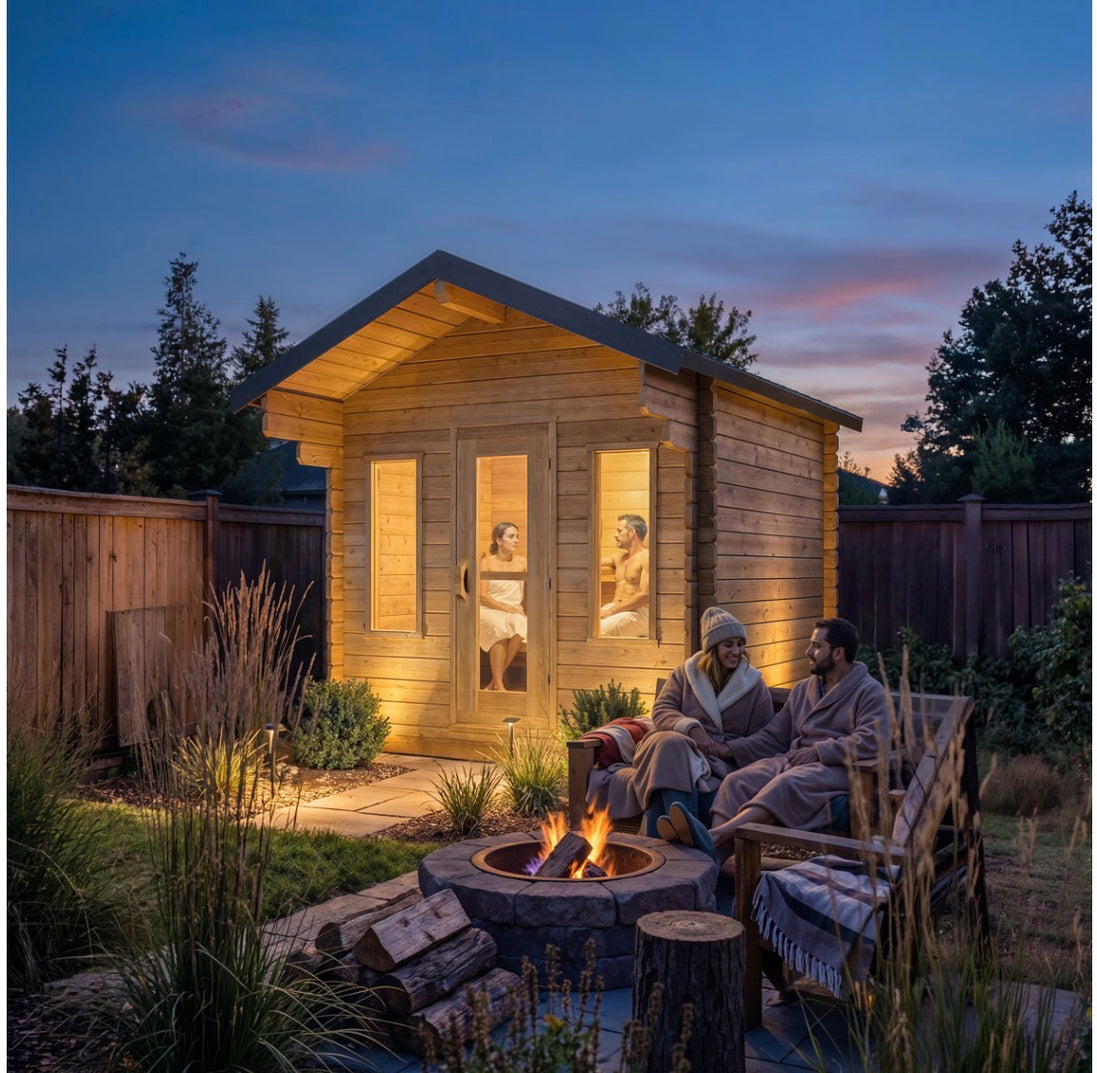 Palmer Cabin Sauna 6x8 | 3–4 Person Outdoor Cedar Sauna