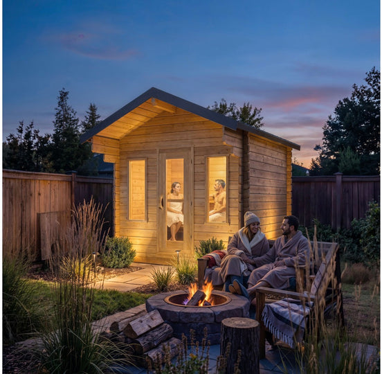 Palmer Cabin Sauna 6x8 | 3–4 Person Outdoor Cedar Sauna