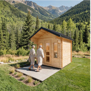 Palmer Cabin Sauna 6x8 | 3–4 Person Outdoor Cedar Sauna