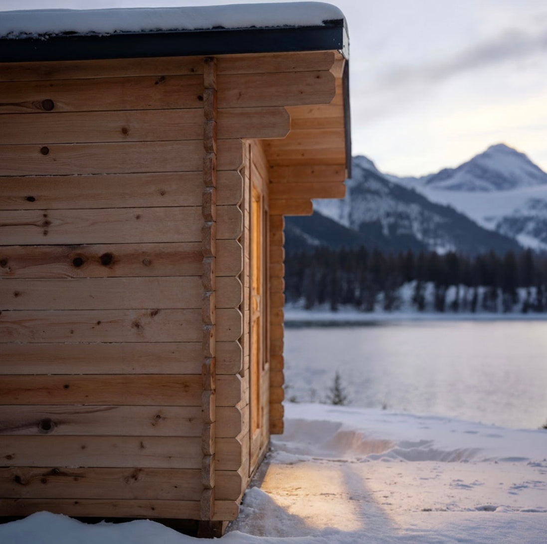 Palmer Cabin Sauna 6x8 | 3–4 Person Outdoor Cedar Sauna