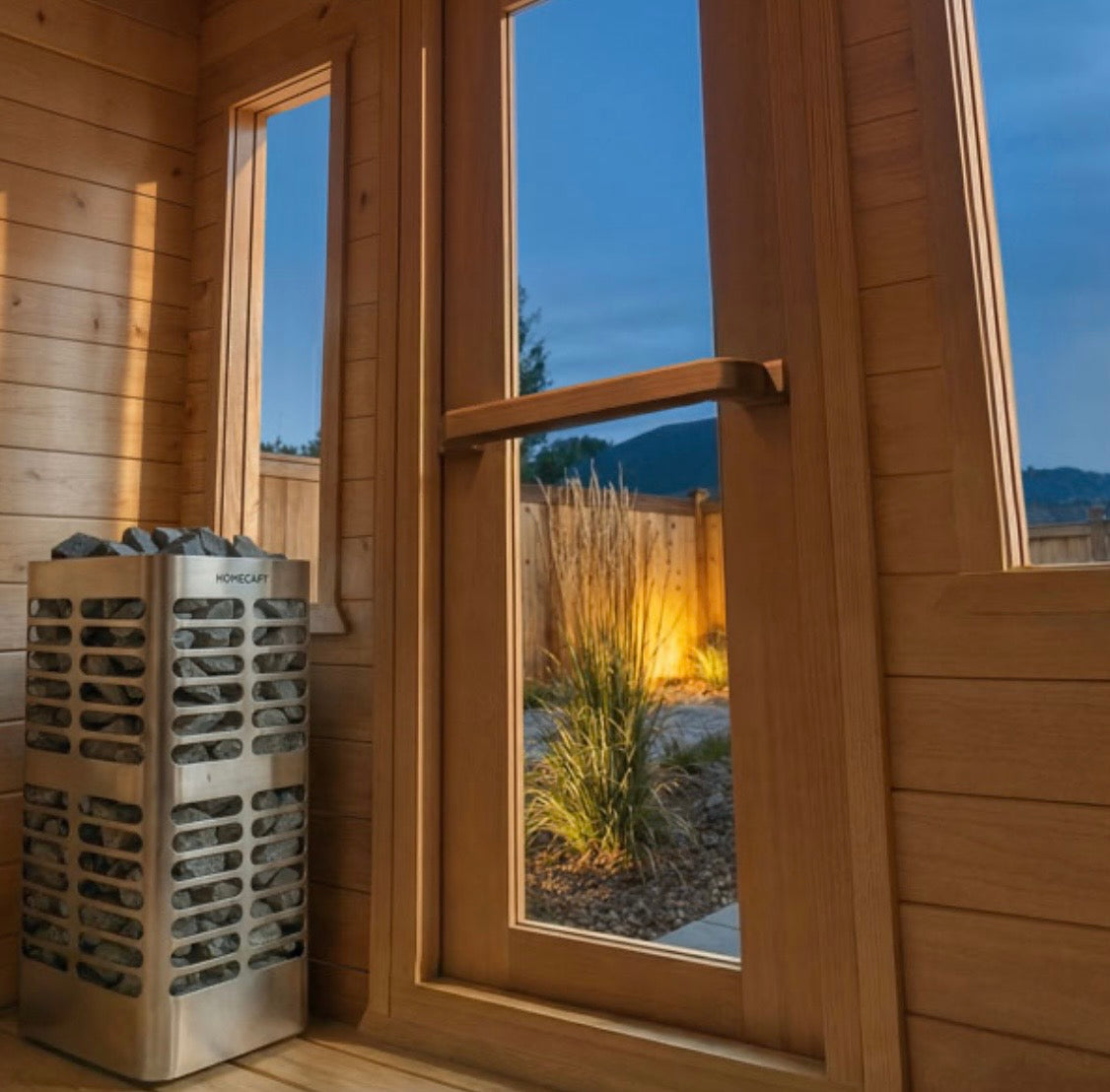 Palmer Cabin Sauna 6x8 | 3–4 Person Outdoor Cedar Sauna