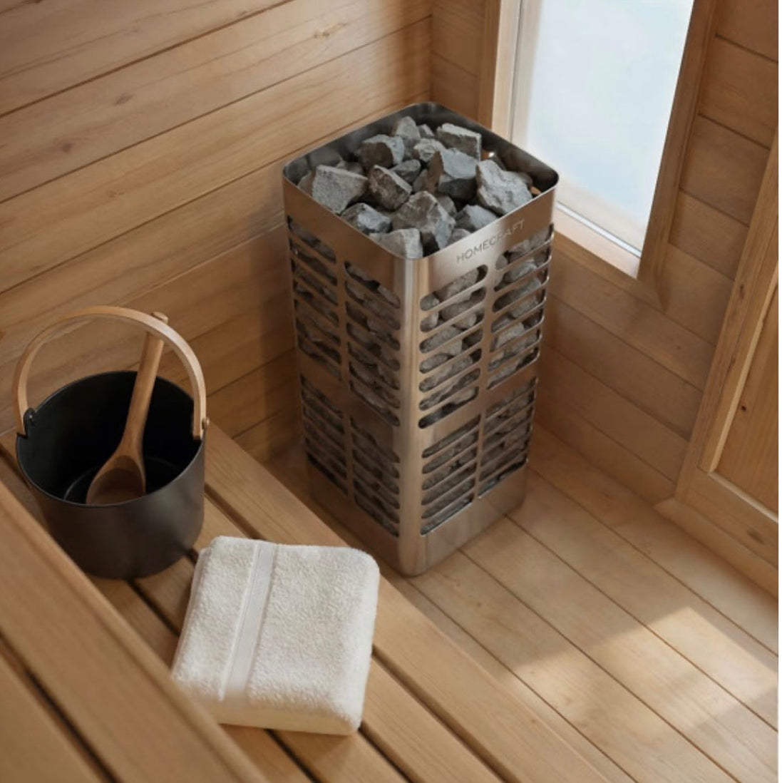 Palmer Cabin Sauna 6x8 | 3–4 Person Outdoor Cedar Sauna