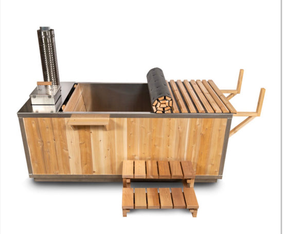 LeisureCraft Starlight Wood-Burning Hot Tub – Canadian Timber Collection