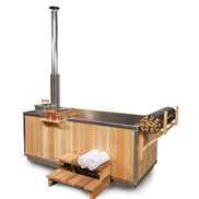 LeisureCraft Starlight Wood-Burning Hot Tub – Canadian Timber Collection