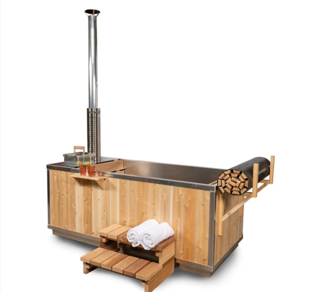 LeisureCraft Starlight Wood-Burning Hot Tub – Canadian Timber Collection