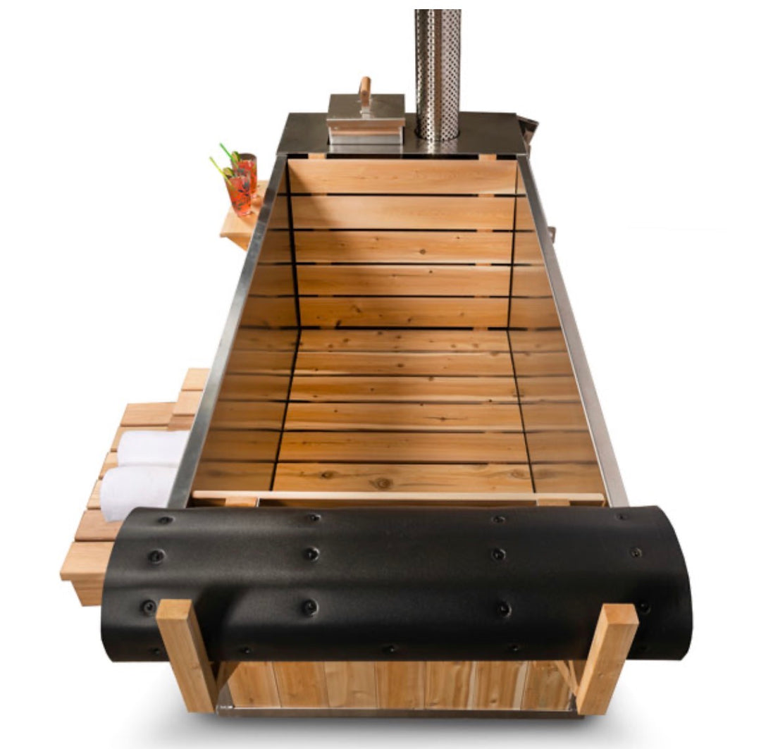LeisureCraft Starlight Wood-Burning Hot Tub – Canadian Timber Collection