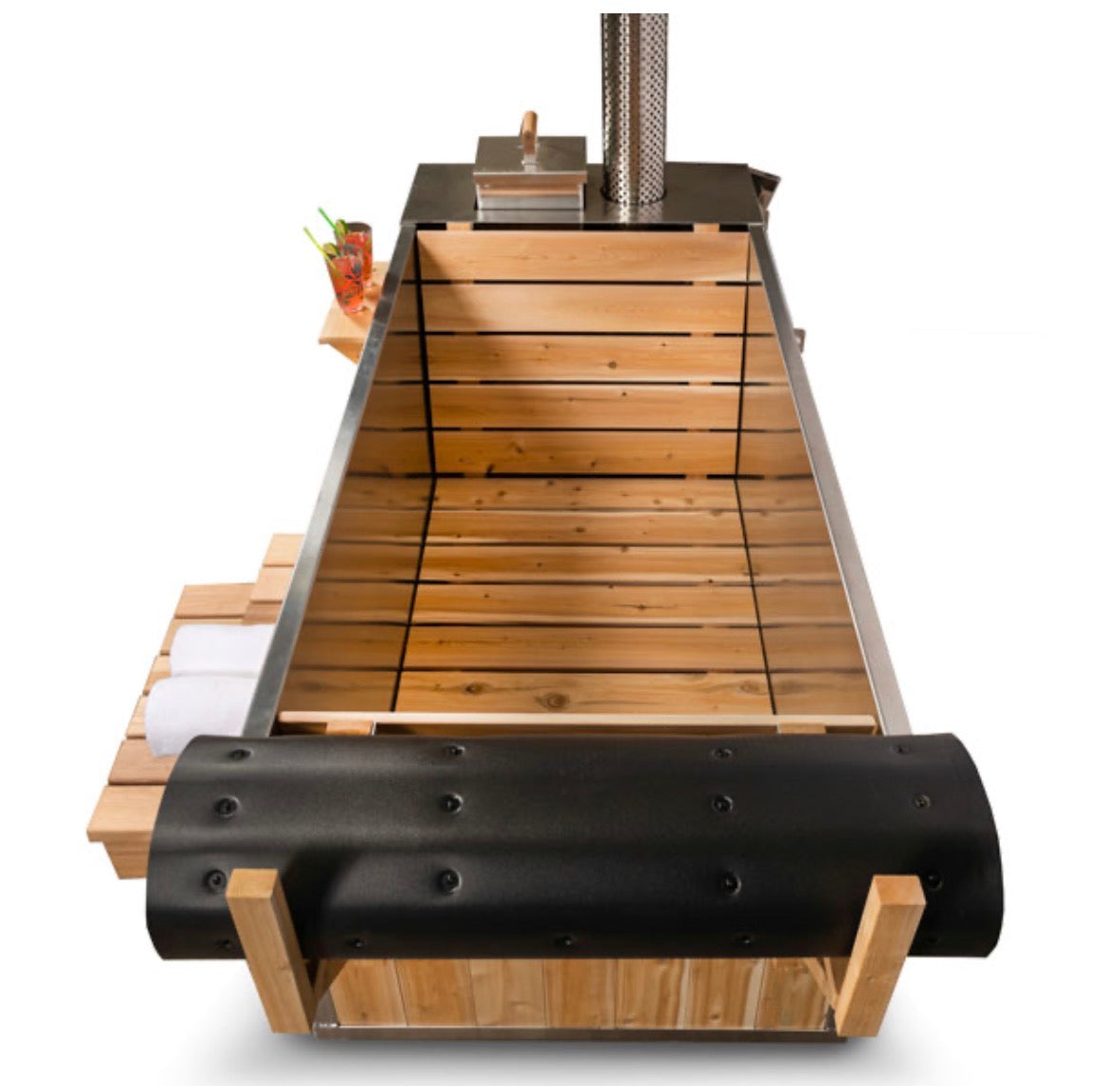 LeisureCraft Starlight Wood-Burning Hot Tub – Canadian Timber Collection