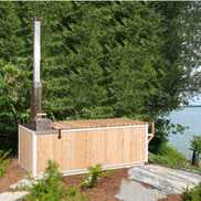 LeisureCraft Starlight Wood-Burning Hot Tub – Canadian Timber Collection