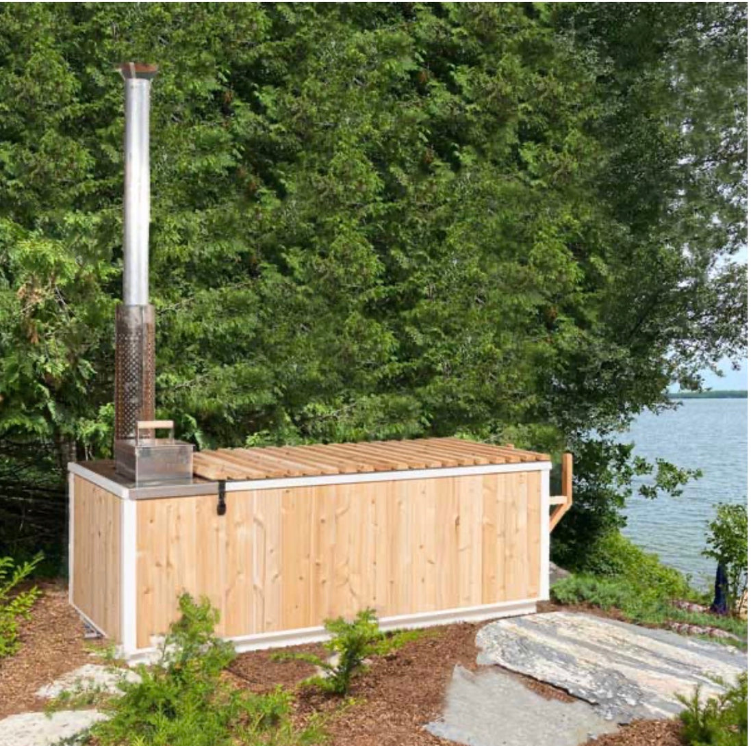 LeisureCraft Starlight Wood-Burning Hot Tub – Canadian Timber Collection