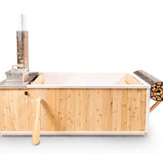 LeisureCraft Starlight Wood-Burning Hot Tub – Canadian Timber Collection