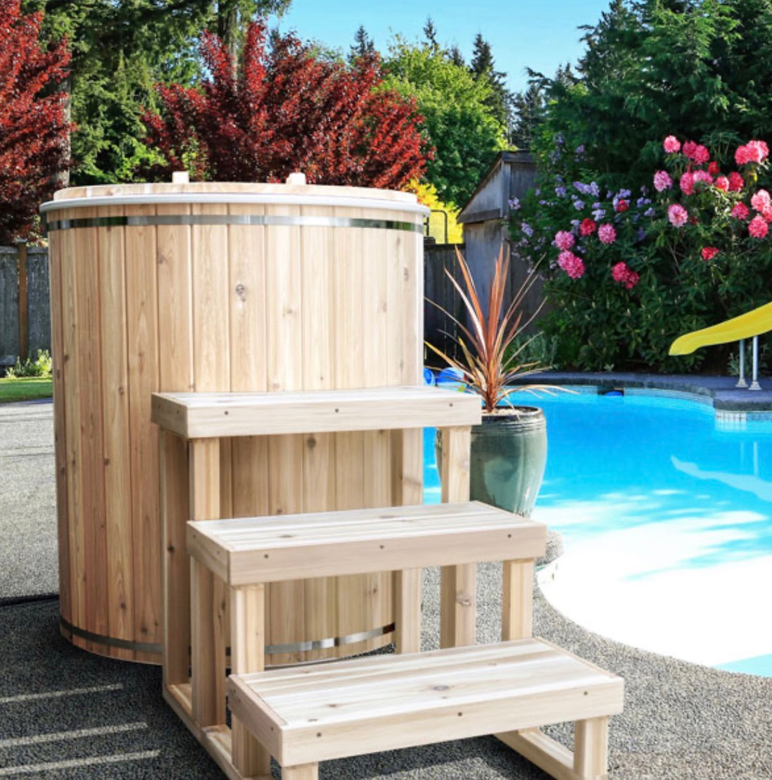 Baltic Cold Plunge Tub – Canadian Timber Collection by Dundalk LeisureCraft